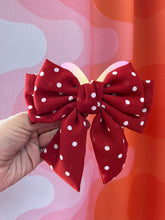 Load image into Gallery viewer, Polka Dot Hair Bow Clip