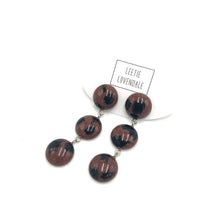 Load image into Gallery viewer, Wild Spotted Tri Dot Earrings
