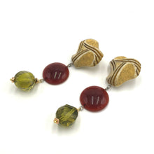 Load image into Gallery viewer, Sand &amp; Stone Triple Earrings