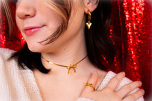 Load image into Gallery viewer, We Are Meant to Be-Titanium Heart Drop Earrings