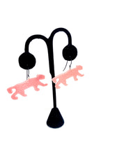 Load image into Gallery viewer, Pink Speckled Puma 'Stein' Earrings