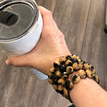 Load image into Gallery viewer, Wild Spotted Stack and Stretch Bracelet Set