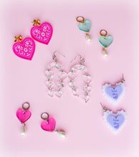 Load image into Gallery viewer, Together Forever-Heart Earrings