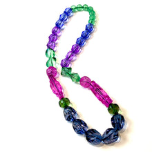 Load image into Gallery viewer, Spring Gems Lucite Stretch Bauble Necklace - Midi