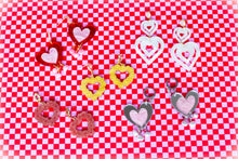 Load image into Gallery viewer, We Make a Great Pair-Heart Dangle Earrings