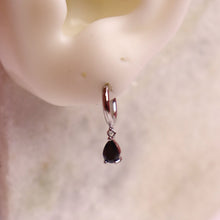 Load image into Gallery viewer, Black Gem Drop - Mix and Match Earring