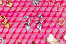 Load image into Gallery viewer, We Are Meant to Be-Titanium Heart Drop Earrings