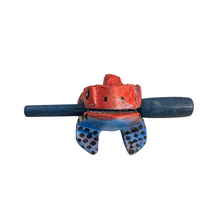 Load image into Gallery viewer, 2&quot; Small Red Dart  Frog Musical Frog Percussion Instrument