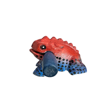 Load image into Gallery viewer, 2&quot; Small Red Dart  Frog Musical Frog Percussion Instrument