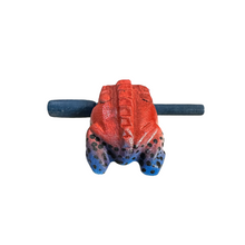 Load image into Gallery viewer, 2&quot; Small Red Dart  Frog Musical Frog Percussion Instrument
