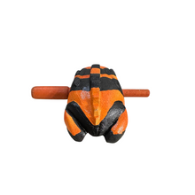 Load image into Gallery viewer, 3&quot; Medium Orange Dart Musical Percussion Frog