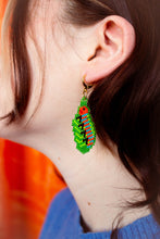 Load image into Gallery viewer, Beaded Caterpillar Earrings