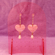 Load image into Gallery viewer, Lovely Heart Drop Earrings