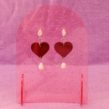 Load image into Gallery viewer, Lovely Heart Drop Earrings