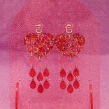 Load image into Gallery viewer, Heart Full of Love Statement Earrings