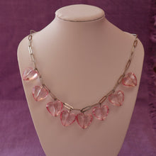 Load image into Gallery viewer, Lover Chunky Heart Statement Titanium Necklace