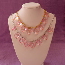 Load image into Gallery viewer, Lover Chunky Heart Statement Titanium Necklace
