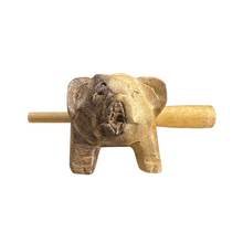 Load image into Gallery viewer, 5" Wooden Musical Pig Percussion Instrument