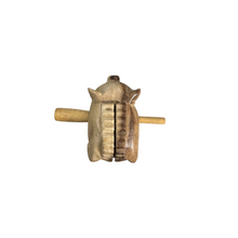 Load image into Gallery viewer, 3&quot; Wooden Musical Pig Percussion Instrument