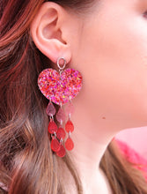 Load image into Gallery viewer, Heart Full of Love Statement Earrings