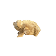 Load image into Gallery viewer, 4&quot; Wooden Musical Pig Percussion Instrument