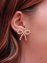 Load image into Gallery viewer, "Love Tied in a Bow" Titanium Earrings