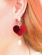 Load image into Gallery viewer, Lovely Heart Drop Earrings
