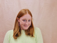 Load image into Gallery viewer, Triple the Love Chunky Heart Earrings