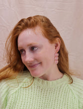 Load image into Gallery viewer, Triple the Love Chunky Heart Earrings