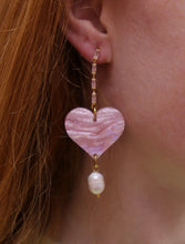 Load image into Gallery viewer, Lovely Heart Drop Earrings