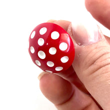 Load image into Gallery viewer, Cherry Red Polka Dot Lapel Pin