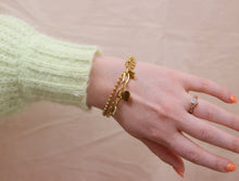 Load image into Gallery viewer, Pixelated Layered Heart Titanium Bracelet