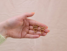 Load image into Gallery viewer, Give You My Heart Titanium Bow Earrings