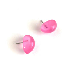 Load image into Gallery viewer, Pink Opal Oval Stud Earrings