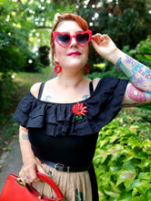Load image into Gallery viewer, Enamel Poinsettia Statement Brooch by Lipstick &amp; Chrome