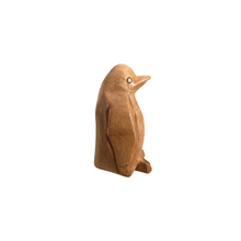 Load image into Gallery viewer, 4" Nature Wood Musical Whistle Penguin Instrument