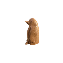 Load image into Gallery viewer, 4" Nature Wood Musical Whistle Penguin Instrument