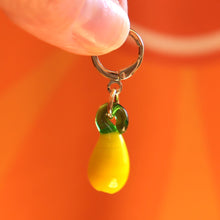 Load image into Gallery viewer, Glass Lemon Charm Earrings