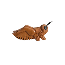 Load image into Gallery viewer, 4" Dark Stained Wooden Musical Grasshopper Percussion Instrument
