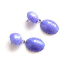 Load image into Gallery viewer, Lavender Aura Glow Jelly Bean Earrings