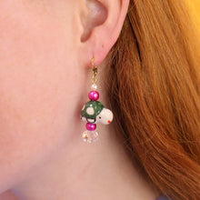 Load image into Gallery viewer, Ceramic Turtle Earrings