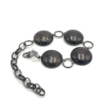 Load image into Gallery viewer, Black Galaxy Stations Bracelet