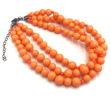 Load image into Gallery viewer, Deep Peach Morgan Necklace