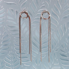 Load image into Gallery viewer, Titanium Tassel Knot Earrings