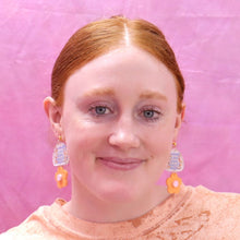 Load image into Gallery viewer, "A Book A Day..." Daisy Earrings