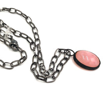 Load image into Gallery viewer, Rose 'Gemz' &amp; Paperclip Layering Necklace