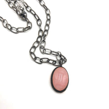 Load image into Gallery viewer, Rose 'Gemz' &amp; Paperclip Layering Necklace