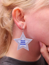 Load image into Gallery viewer, "Read More Books" Star Earrings
