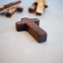 Load image into Gallery viewer, Handmade Wooden Pocket Crosses