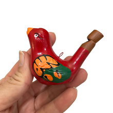 Load image into Gallery viewer, Clay Water Whistle Bird (Red)